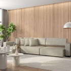 Painel Ripado Canelado/Ondulado Carvalho Americano 2750 x 445 x 9mm