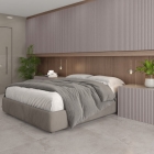 Painel Ripado Canelado/Ondulado Cinza 2750 x 445 x 9mm