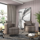 Painel Ripado Canelado/Ondulado Cinza 2750 x 445 x 9mm