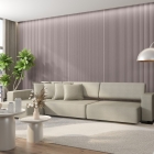 Painel Ripado Canelado/Ondulado Cinza 2750 x 445 x 9mm
