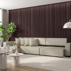 Painel Ripado Canelado/Ondulado Tabaco 2750 x 445 x 9mm
