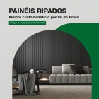 Painel Ripado/Forro Lambri Preto 2750 x 455 x 9mm