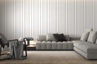 Painel Ripado Frieze Branco 2750 x 455 x 9mm
