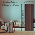 Painel Ripado Frieze Tabaco 2750 x 455 x 9mm