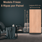 Painel Ripado Frieze Teka 2750 x 455 x 9mm