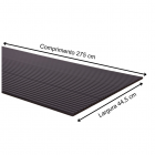 Painel Ripado Canelado/Ondulado Preto 2750 x 445 x 9mm