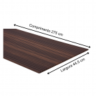 Painel Ripado Canelado/Ondulado Tabaco 2750 x 445 x 9mm