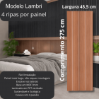 Painel Ripado/Forro Lambri Teka 2750 x 455 x 9mm