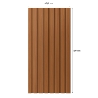 Painel Ripado Frieze Louro Freijo 900 x 455 x 9mm - Caixa com 4 unidades